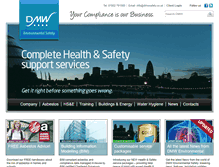 Tablet Screenshot of dmwsafety.co.uk